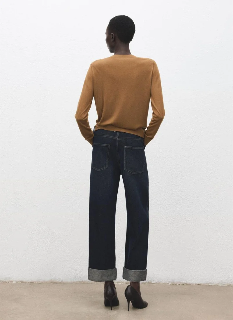 MANGO V-neck knit sweater